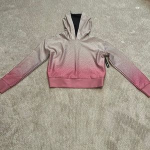 Pink and white ultracor hoodie